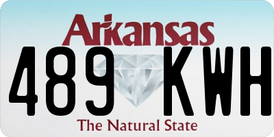 AR license plate 489KWH