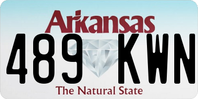 AR license plate 489KWN