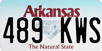 AR license plate 489KWS