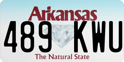 AR license plate 489KWU