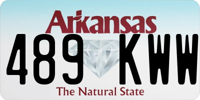AR license plate 489KWW