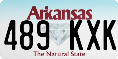 AR license plate 489KXK