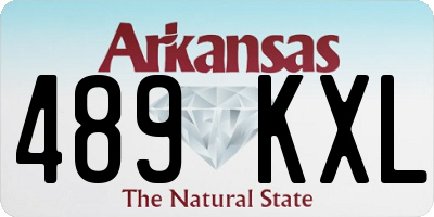 AR license plate 489KXL