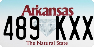 AR license plate 489KXX