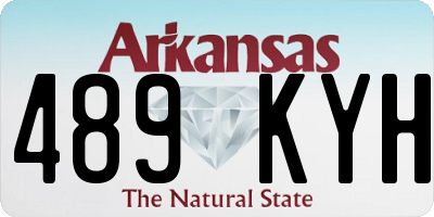 AR license plate 489KYH