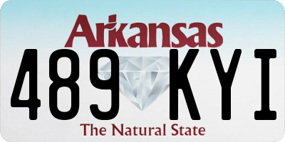 AR license plate 489KYI