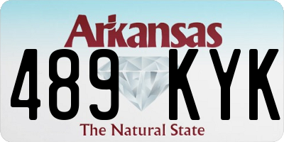 AR license plate 489KYK