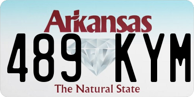 AR license plate 489KYM