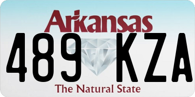 AR license plate 489KZA