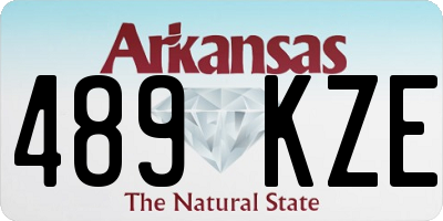AR license plate 489KZE
