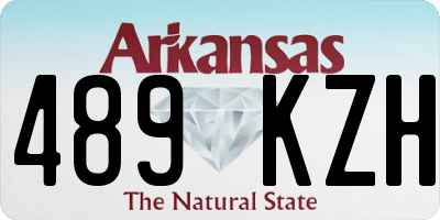 AR license plate 489KZH