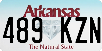 AR license plate 489KZN