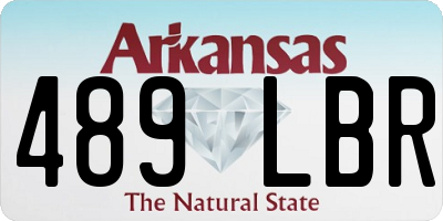 AR license plate 489LBR