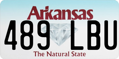 AR license plate 489LBU