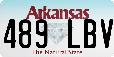 AR license plate 489LBV
