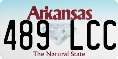 AR license plate 489LCC
