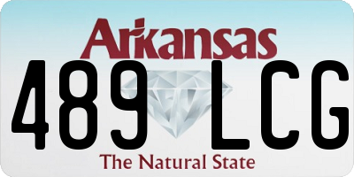 AR license plate 489LCG