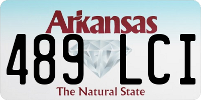 AR license plate 489LCI