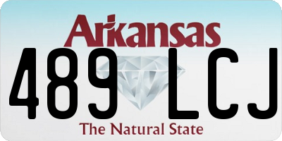 AR license plate 489LCJ