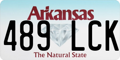 AR license plate 489LCK