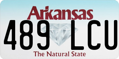 AR license plate 489LCU
