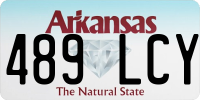 AR license plate 489LCY