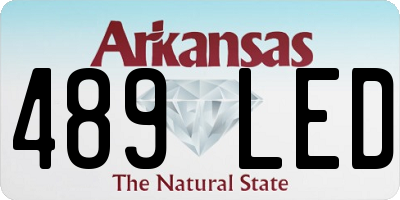 AR license plate 489LED