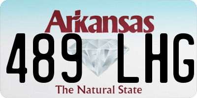 AR license plate 489LHG
