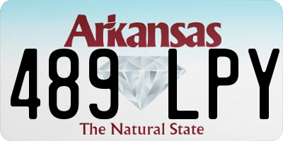 AR license plate 489LPY