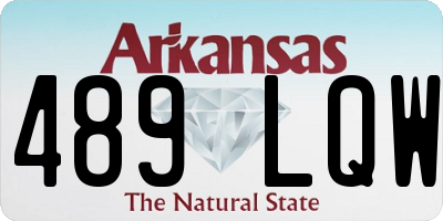 AR license plate 489LQW