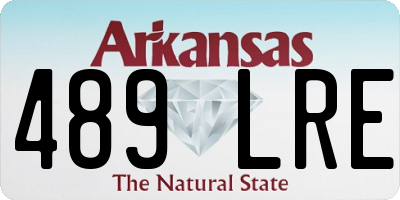 AR license plate 489LRE