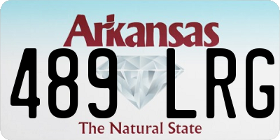 AR license plate 489LRG