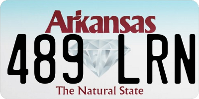 AR license plate 489LRN