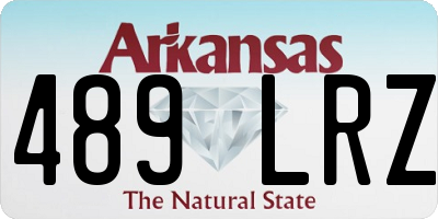 AR license plate 489LRZ