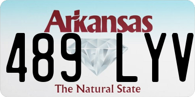 AR license plate 489LYV