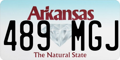 AR license plate 489MGJ