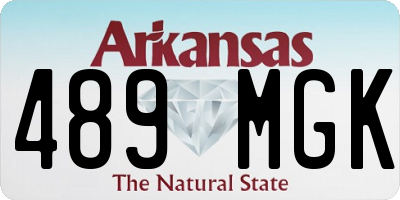 AR license plate 489MGK