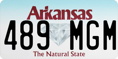 AR license plate 489MGM