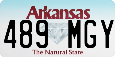AR license plate 489MGY