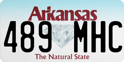 AR license plate 489MHC