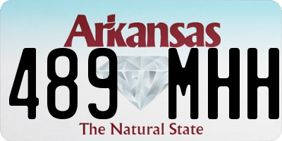 AR license plate 489MHH
