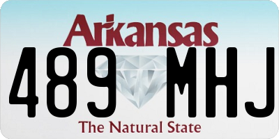 AR license plate 489MHJ