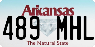 AR license plate 489MHL