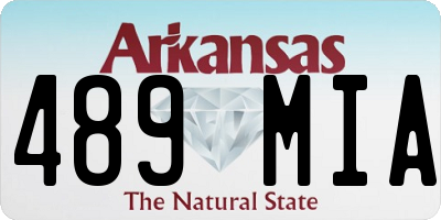 AR license plate 489MIA
