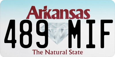 AR license plate 489MIF