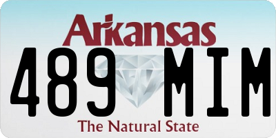 AR license plate 489MIM