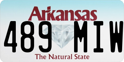 AR license plate 489MIW