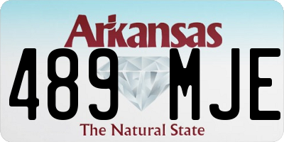 AR license plate 489MJE