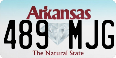 AR license plate 489MJG