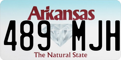 AR license plate 489MJH